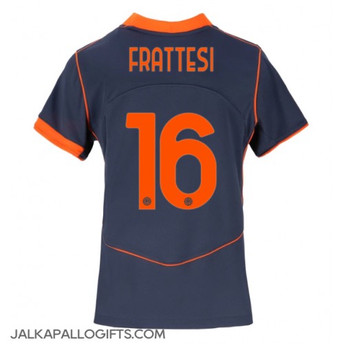 Inter Milan Davide Frattesi #16 Kolmaspaita Naiset 2025-26 Lyhythihainen